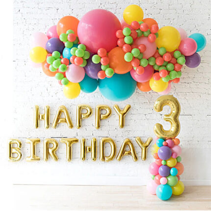 Colourful Kids Birthday Celebration decor