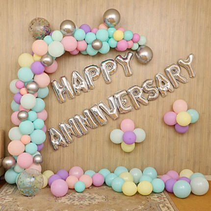 Elegant Balloon Anniversary Decor