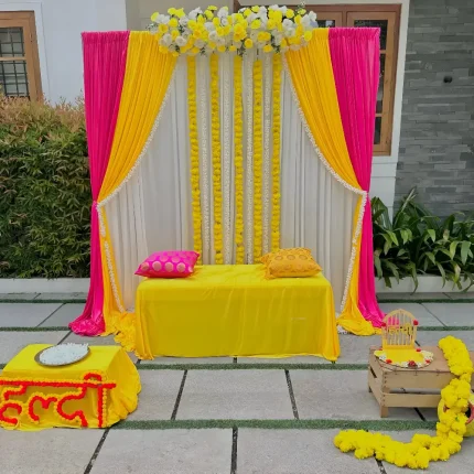 Premium Color Splash Haldi Decoration Collection