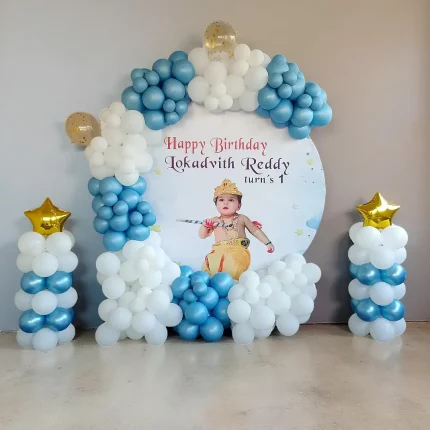Birthday Special - 1st Birthday Photo Decoration for Kids