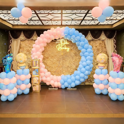 Oh Baby Gender Reveal Ring Decor