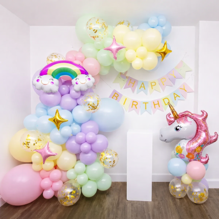 Magical Unicorn Balloon Decor