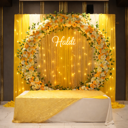 Haldi Party Ring Decoration